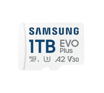 MicroSDXC  1TB  Samsung Class 10 Evo Plus A2 V30 UHS-I  (R/W  90/160 MB/s) + SD адаптер#2117211