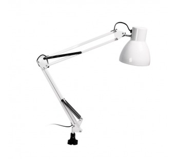 Настольный светильник под лампу E27 на струбцине, белый (SBL-DLc-E27-w)#2114141