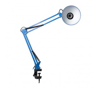 Настольный светильник под лампу E27 на струбцине, голубой (SBL-DLc-E27-bl)#2114143