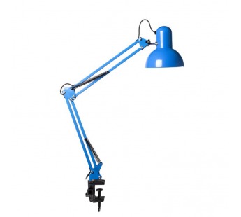 Настольный светильник под лампу E27 на струбцине, голубой (SBL-DLc-E27-bl)#2114142