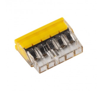 Компактные клеммы с пастой 5-и контактные (упак. 16 шт.) (SBE-pwco-5-rp)#2114161