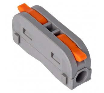 Строительно-монтажные клеммы проходные 1-1, 2 контакта, 1 полюс (упак. 8 шт.) (SBE-ptcwcc-1-rp)#2112642