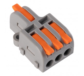 Строительно-монтажные клеммы проходные 1-3 ,4 контакта, 1 полюс (упак. 6 шт.) (SBE-cwcc-1-3-rp)#2112647