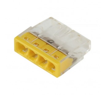 Строительно-монтажная клемма с пастой, 4 отверстия (SBE-pwco-4)#2114178