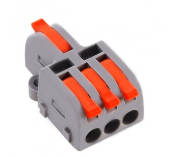 Строительно-монтажная клемма с рычажками проходная 1-3 полюсов 0,08-4 мм2 (SBE-cwcc-1-3)#2114170