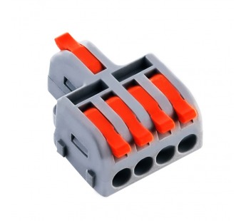 Строительно-монтажная клемма с рычажками проходная 1-4 полюсов 0,08-4 мм2 (SBE-cwcc-1-4)#2114169