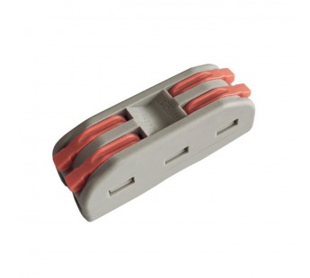 Строительно-монтажная клемма с рычажками проходная 2 полюса 0,08-4 мм2 (SBE-ptcwcc-2)#2114168