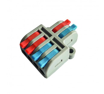 Строительно-монтажная клемма с рычажками проходная 2-4 полюсов 0,08-4 мм2 (SBE-cwcc-2-4)#2114167