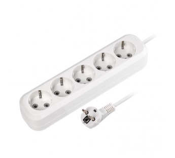Удлинитель Smartbuy, 5 гнезд 7 метров 16А/3,5кВт с заземлением ПВС 3х1,0 (SBE-16-5-07-Z)#2112787