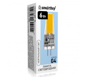 Светодиодная (LED) Лампа Smartbuy-G4-6W/4000/G4 (SBL-G4-6-40K)#2113808