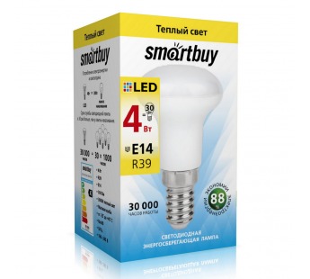 Светодиодная (LED) Лампа Smartbuy-R39-04W/3000/E14 (SBL-R39-04-30K-E14)#2113337