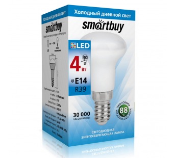 Светодиодная (LED) Лампа Smartbuy-R39-04W/6000/E14 (SBL-R39-04-60K-E14)#2113375