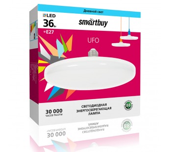 Светодиодная (LED) Лампа Smartbuy-UFO-36W/4000/E27 (SBL-UFO-36-4K-E27)#2114509