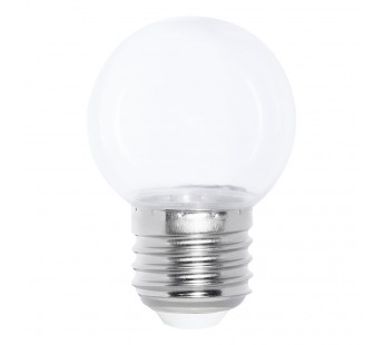 Светодиодная (LED) Лампа CLEAR Smartbuy-G45-01W/3000/E27 (SBL-G45C-01-30K-E27)#2113180