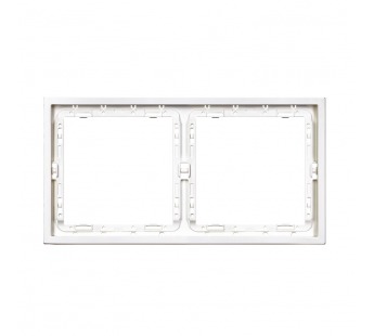 Рамка 2-местная белая "Капелла" (SBE-09w-00-FR-2)#2113720