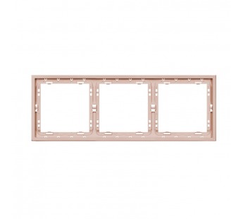 Рамка 3-местная бежевая "Капелла" (SBE-09i-00-FR-3)#2113723
