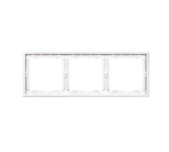 Рамка 3-местная белая "Капелла" (SBE-09w-00-FR-3)#2113724
