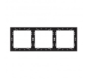 Рамка 3-местная черная "Капелла" (SBE-09b-00-FR-3)#2113726