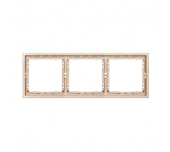 Рамка 3-местная шампань "Капелла" (SBE-09c-00-FR-3)#2113727