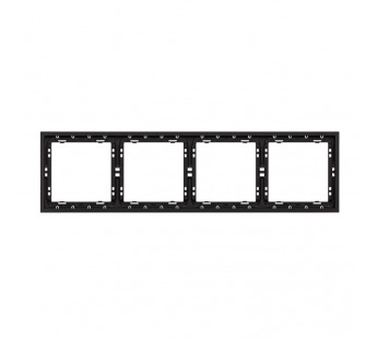 Рамка 4-местная черная "Капелла" (SBE-09b-00-FR-4)#2113731