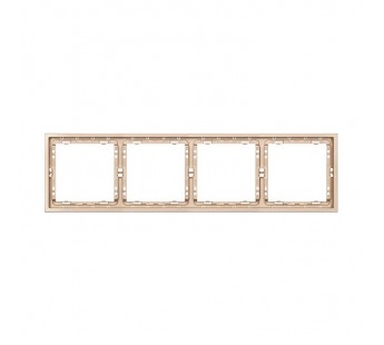 Рамка 4-местная шампань "Капелла" (SBE-09c-00-FR-4)#2113732
