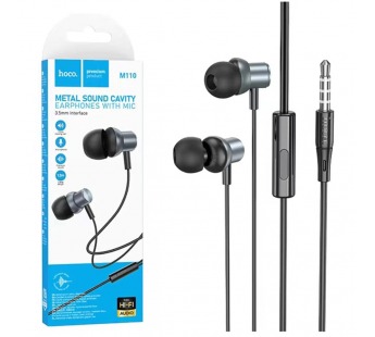 Наушники с микрофоном HOCO M110 (серый), мятая упаковка#2119029