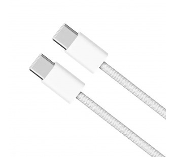 Кабель Type-C - Type-C ORG MQKJ3AM/A 60W 100см 3A (A) (white) (241782)#2141645