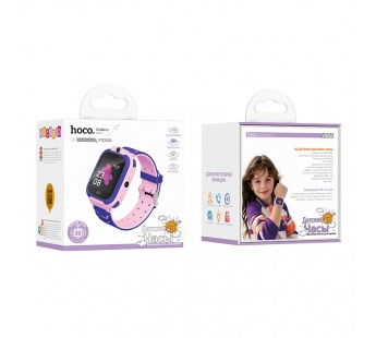 Смарт-часы Hoco детские Y105A (pink) (240948)#2113646