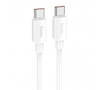 Кабель Type-C - Type-C Hoco X96 60W 100см 3A  (white) (220633)#2113645