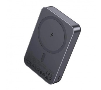 Портативный аккумулятор HOCO J160A 10000 mAh PD 20W с беспроводной зарядкой (черный)#2113642