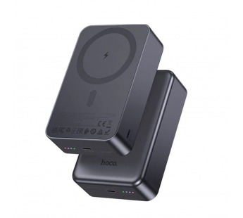Внешний аккумулятор HOCO J160B 20000 mAh PD 20W с беспроводной зарядкой (черный)#2113640
