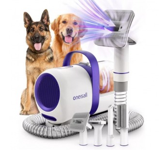 Пылесос для груминга домашних животных Oneisall LM5 Dog Grooming Vacuum for Shedding, 5in1#2113885