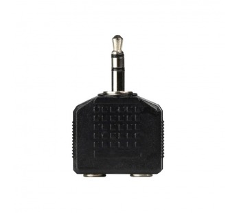 Адаптер-переходник Smartbuy Jack 3.5 мм (M) -2х3.5 мм (F) блочный (A202)/200#2113847