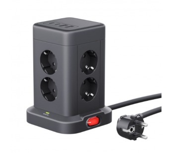 Удлинитель с сетевым фильтром ILS 453 3 м, 8 розеток, 2USB-A, 2USB-C#2113825