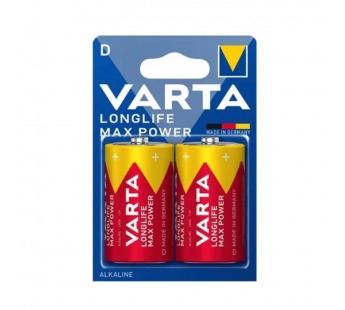 Элемент питания VARTA  LR20 LONGLIFE MAX POWER   (2 бл)  (2/20/100)#2113832