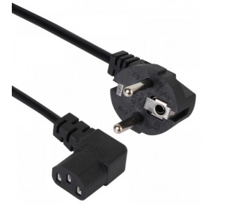 Кабель компьютер--> розетка 220V EU (угол-угол) 1.8m, iOpen <ACE021R-1.8M> (1/60)#2113872