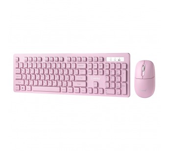 Комплект клавиатура+мышь мультимедийный Smartbuy 105AG розовый (SBC105AGP) /20#2142371