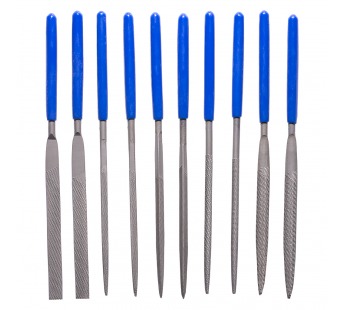 Надфили в наборе 10 шт, пласт. рукоятка, Smartbuy PRO TOOLS (SBT-PRO-TFS-10P2)#2138258