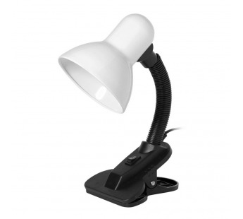 Настольный светильник Smartbuy Е27 с прищепкой White (SBL-DeskL01-White)#2115627