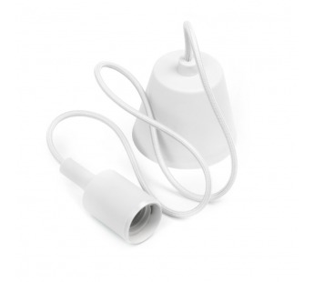 Подвес с патроном E27, 1 м, белый (SBE-CLHE27s-w)#2114088