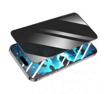 Защитное стекло iPhone 11/XR HOCO A777 Bear АНТИШПИОН черное#2114392