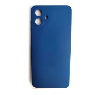 Чехол силиконовый Samsung A07 Silicone Case без лого темно-синий#2124400