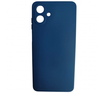 Чехол силиконовый Samsung A07 Silicone Case без лого темно-синий#2136732