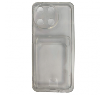 Чехол силиконовый Realme 11 с визитницей прозрачный#2114299