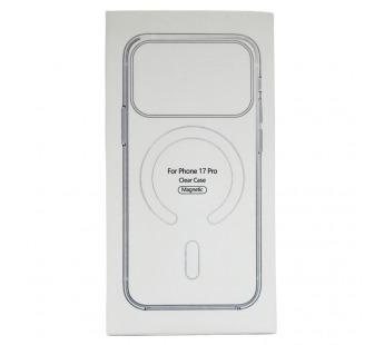 Чехол-накладка Magsafe для Apple iPhone 17 Pro прозрачный#2117909