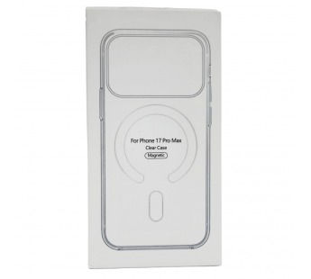 Чехол-накладка Magsafe для Apple iPhone 17 Pro Max прозрачный#2117907