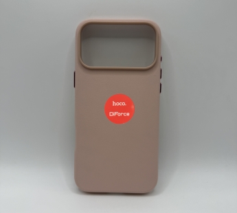 Чехол-накладка Magsafe для Apple iPhone 17 Pro Max кожаный светло-розовый#2143336