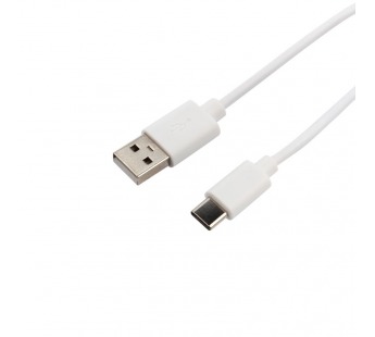 USB кабель шт.USB-A - шт.Type-C 1м, 3,0A 15W, ПВХ, белый "Rexant"#2117849