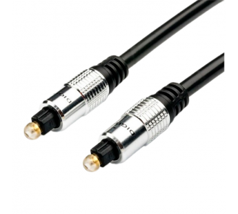 Кабель Atcom Toslink (m)-Toslink (m) 3.0м силикон черный (1/75)#2116965