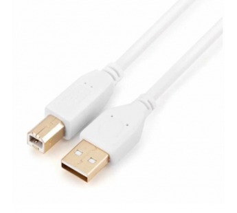 Кабель GoPower USB A (m)-USB B (m) 1.8м ПВХ белый Premium Zip-Lock c подвесом (1/200)#2114821